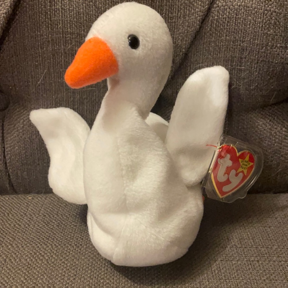 Gracie Ty Beanie Babies swan
